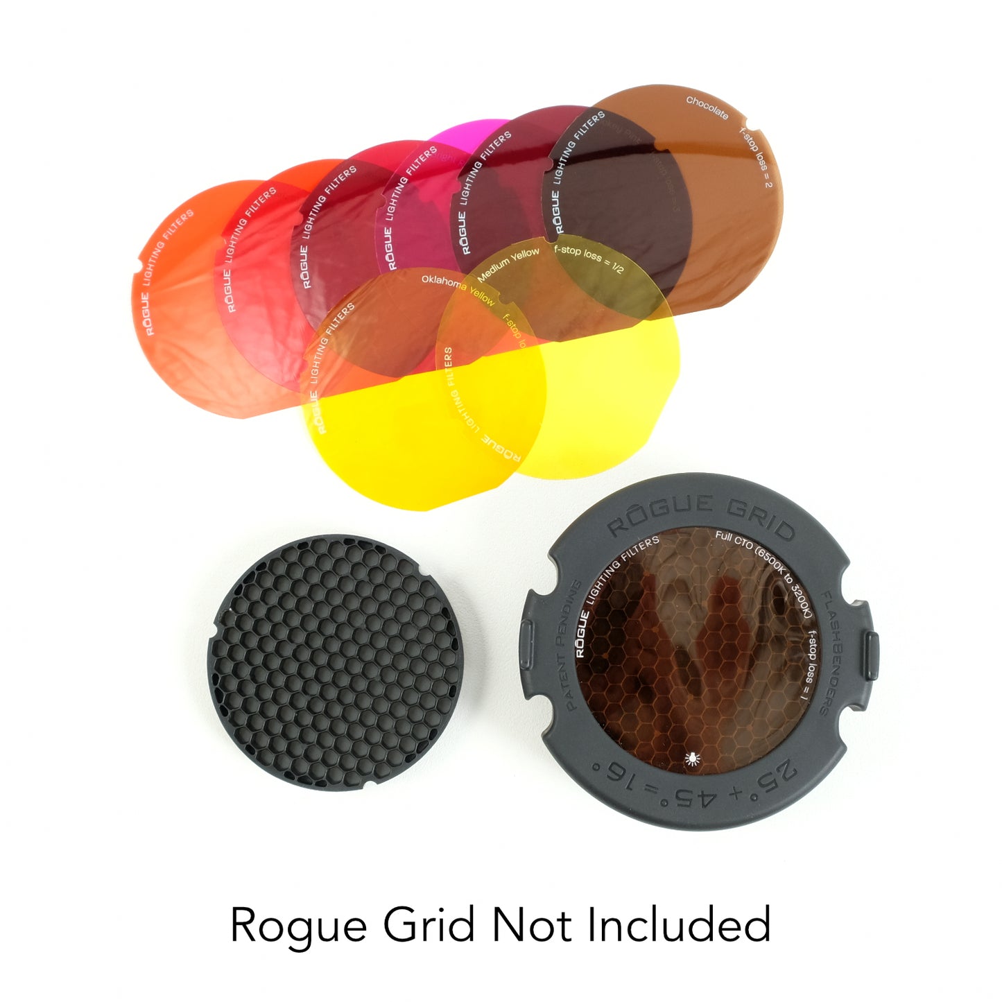 Rogue Grid Gels - Combo Kit for Round Flash Magnetic Modifiers